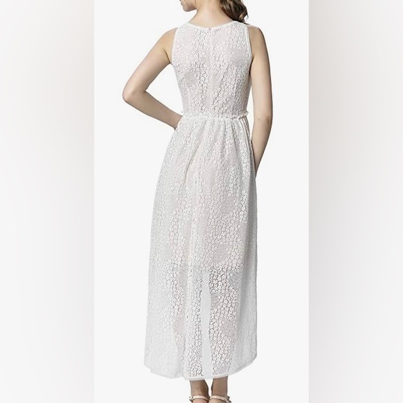 NWOT Apart High Low White Dress - Picture 4 of 11